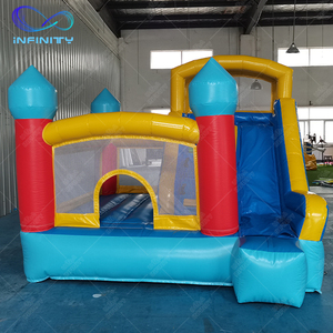 Gorila inflable azul de tamaño Mini de alta calidad, combo de Castillo de rebote inflable, puente inflable para interiores para niños a la venta - Product Image 3