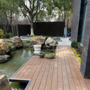 Système de <span class=keywords><strong>terrasse</strong></span> en aluminium extrudé 6063-T5, planches de sol métalliques imperméables à emboîtement avec fixations cachées pour <span class=keywords><strong>terrasse</strong></span> et patio - Product Image 3