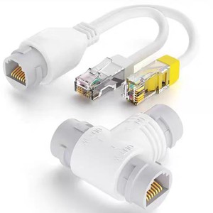 ตัวแยกสายเคเบิลเครือข่าย RJ45 1 ถึง 2 ตัวเชื่อมต่อแบบตัวเมียสำหรับอินเทอร์เน็ตการตรวจสอบบรอดแบนด์ POE - Product Image 1