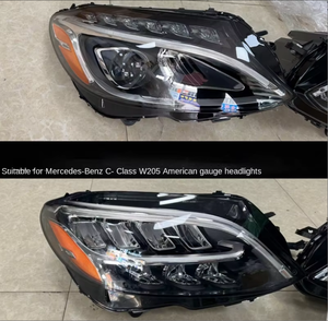 Pour mercedes-benz W205 C200/C250/C260/C300 jauge américaine d'origine 12V nouveaux accessoires de phare LED 6000K Original utilisé - Product Image 6