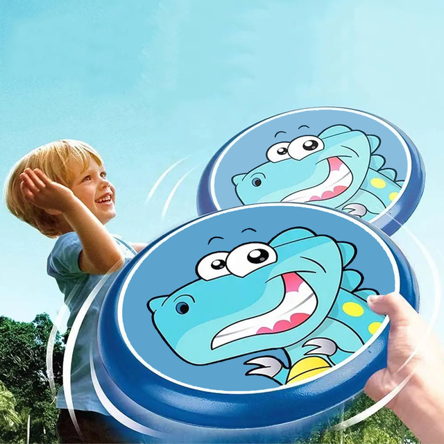 Custom Flying Saucer PU Multifunction Interactive Flying Disc Kids Training Sports Rubber Promotional Flying Saucer