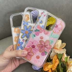 Belle fleur époxy 2 en 1 <span class=keywords><strong>coque</strong></span> <span class=keywords><strong>de</strong></span> <span class=keywords><strong>téléphone</strong></span> étanche couverture arrière pour <span class=keywords><strong>Huawei</strong></span> <span class=keywords><strong>P10</strong></span> P40 P30 <span class=keywords><strong>Lite</strong></span> Nova Y61 10SE Honor X7A X8A 4G - Product Image 1