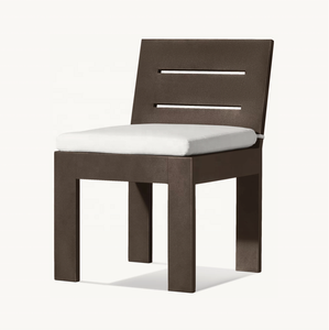 Muebles de exterior sasánida, los juegos de patio y jardín más populares, Hotel Resort, exterior, <span class=keywords><strong>Marbella</strong></span>, juego de comedor de bronce y aluminio - Product Image 4