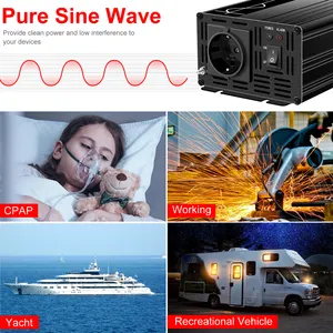 Inverter 12v 1000w Power Supplies Pure Sine Wave 220v Inverter