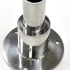 Nouveau tuyau d'échappement droit en acier inoxydable argenté durable pour bateau marin avec joint, accessoires de quincaillerie pour yacht - Product Image 1