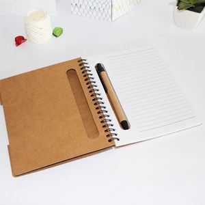 High Quality Spiral Bound Business Office Notepad with Pen Durable Cover for Meeting Notes & <b>Journals</b> - Product Image 5