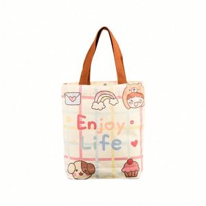 Design Personalized Logo Canvas Fabric Tote Bag Custom logo for Business <b>Printing</b> Shopping Bag Reusable Women Tote Bag - Product Image 2