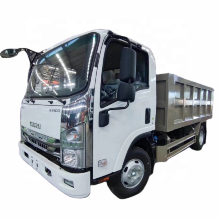 Isuzu 5 тонн 6 тонн 4*2 Euro5 мини-самосвал новое состояние легкий грузовик с задней камерой левое Рулевое управление