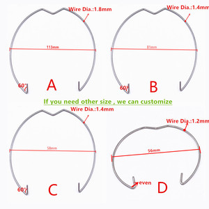Clips de fixation pour ampoules MR11 MR16 en acier inoxydable pour éclairage sur rail, diamètre du fil 1,2 mm, clips pour porte-ampoules - Product Image 3