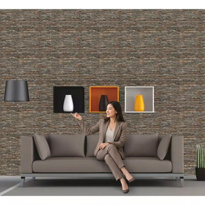 Menton Faux Pierre Satin Mat 12x18 En Relief 3.5mm Haute Profondeur 10mm Épaisseur Élévation 300x450mm Céramique Numérique 30x45cm Carreaux Muraux - Product Image 5