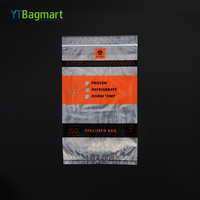 YT Bagmart Biologische Beutel für Laboranwendungen Hochwertige LDPE Einwegbeutel in Rot und Gelb