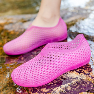 Nouvelles sandales ouvertes pour femmes - Chaussures d'eau légères d'été, décontractées pour l'extérieur, style sac de plage, chaussures de détente - Product Image 4