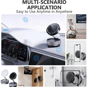 Adjustable Foldable for <strong>iPhone</strong> Car Phone <strong>Holder</strong> Electric Vacuum Magnetic Desk Phone <strong>Holder</strong> for Smooth Surfaces - Product Image 6