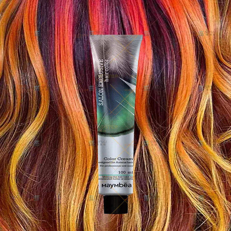 Huati Sifuli Maymbea 100ml semi Permanent Salon Professional keratin collagen red Hair Color Dye black pink silver green cream