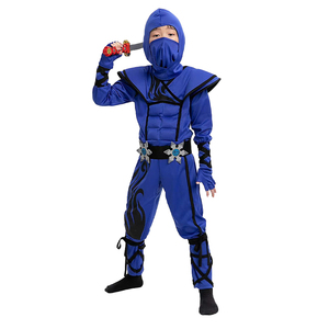 Costume de Ninja <span class=keywords><strong>Akatsuki</strong></span> pour enfants, tenue amusante pour fête, performance, carnaval - Product Image 6