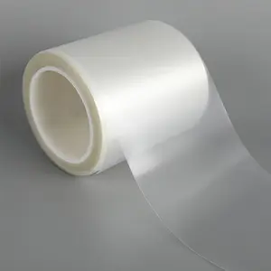 Silicone Coated No Residual 0.045mm Reticulated Plastic Film Clear Polyester Transparent PET Protection Film In Roll