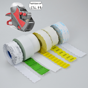Etiquetas de pistola de precios de impresión personalizada de fábrica, etiquetas de pistola de precios para etiquetado de precios - Product Image 1
