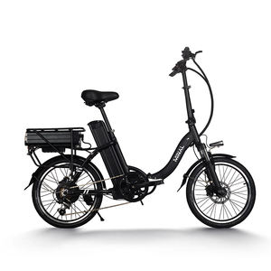Bicicleta Eléctrica Urbana de 20 Pulgadas, Motor de 250W, Batería Dual de 48V 10.5Ah, 7 Velocidades, Certificación CE, Plegable - Product Image 5