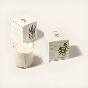 Factory Price Custom Luxury <b>Candle</b> <b>Set</b> Gift Packaging Box with Embossing Waterproof Matt Lamination-High-End <b>Candle</b> Packaging - Product Image 2