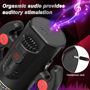 アマゾンホット販売自動吸引男性マスターベーターカップアップグレード7振動 & 吸引ハンズフリーポケットプッシー男性ストローカー - Product Image 4