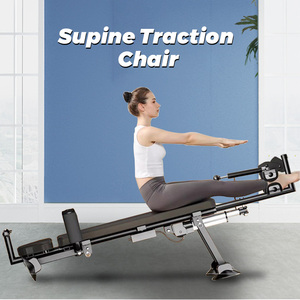 Sistema Eléctrico de Terapia en el Hogar para Descompresión Ortopédica de Columna <span class=keywords><strong>Cervical</strong></span> y Lumbar, Dispositivo de Tracción para Cama, Tabla de Entrenamiento Inclinada y Plana - Product Image 5