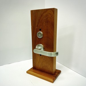 Ensemble de serrures mécaniques à clé séparée en nickel satiné haute sécurité pour porte intérieure résidentielle/entrée commerciale - Product Image 2