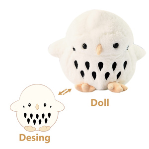 高朋热卖婴儿动画Kissy可爱柔软ODM OEM企鹅毛绒动物毛绒加热垫玩具 - Product Image 4