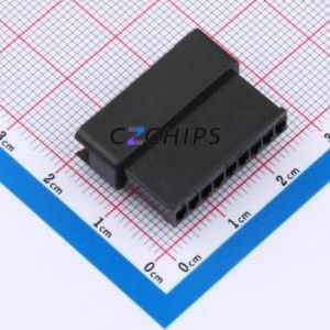 SM-9R Housing (Wire-to-Board / Wire-to-Wire) P=2.5mm Connector 1x9P 1 9 Black - Product Image 2