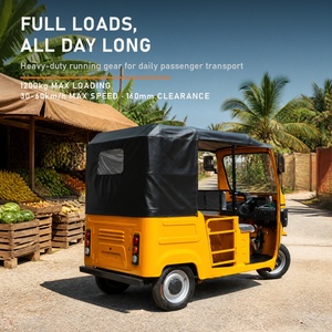 Nouvelle arrivée : Tuk-tuk à essence avec moteur refroidi par eau, cabine renforcée, rickshaw à essence pour le transport touristique et les transferts en station balnéaire - Product Image 4