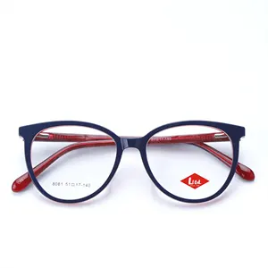 Mode Cat Eye Acetate Reading Optische Brillen Clear Spectacle Frame Frauen Brillen fassungen