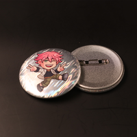 Badge bouton rond holographique en fer sans nickel, imprimé UV personnalisé, pour événements, cadeaux promotionnels, marquage personnalisé