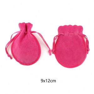 Bolsa de Regalo Personalizada de Terciopelo con Cordón, Bolsa de Joyería de Lujo Personalizada, Bolsa de Embalaje Grande para Collar, Anillo, Pendientes, Pulsera - Product Image 5