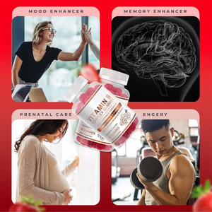 BIOCCHN Vitaminas Multivitamin Gummies Suplemento Adultos Niños Vitamina <span class=keywords><strong>B1</strong></span> B12 Gummy <span class=keywords><strong>Vitamin</strong></span> B Complex Gummies - Product Image 3
