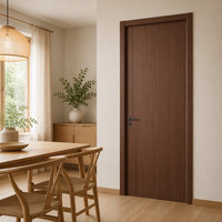 Cadres de portes en bois décoratifs de 8 pieds, importés, avec MOQ flexible, couleurs variées, ajustables et invisibles