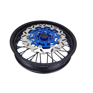 Fantic XE YZ125 <span class=keywords><strong>250</strong></span> YZF250/450 motocicleta CNC Hub 17 llanta de aleación de aluminio juego de ruedas <span class=keywords><strong>Supermotard</strong></span> llantas - Product Image 5