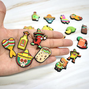 Accesorios Personalizados para Zapatos de Jardín, Decoración 3D de Dibujos Animados Mexicanos para la Fiesta del Cinco de Mayo, Venta Directa de Fábrica - Product Image 2