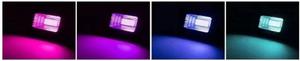Projecteur solaire LED 200W RGB à changement de couleur progressif, corps en plastique IP66, télécommande, angle de faisceau 170°, 16000 lumens - Product Image 2