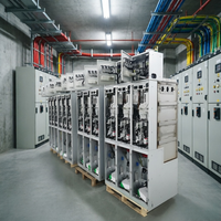 Solution personnalisée, système de distribution d'énergie intérieur modulaire en métal IP67 résistant aux intempéries, 12 kV, SF6, isolation au gaz, 630 A, VCB, LBS, RMU