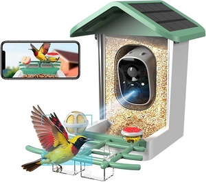 Mangeoire intelligente pour oiseaux avec identification des oiseaux, dispositif d'alimentation automatique pour l'observation des oiseaux dans le jardin, faune - Product Image 1