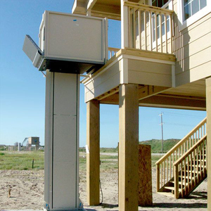 Elevador Residencial para Sillas de Ruedas de 1 a 6 m, 250 kg, Elevador para Escaleras Pequeñas, Elevador para Sillas de Ruedas para Exteriores con <span class=keywords><strong>Cabina</strong></span> - Product Image 4