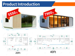 Casa Container Prefabbricata Personalizzata e Trasportabile Stile Apple per Abitazione all'Aperto - Product Image 5