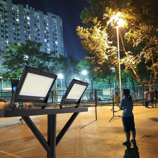 High Mast LED Flood Light Super Bright Outdoor Waterproof High Efficiency for Sports Field Construction Site Lighting