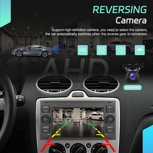 Autoradio Podofo 6+128G 7'' 2 Din Android con Carplay Wireless/Android <span class=keywords><strong>Auto</strong></span> per <span class=keywords><strong>Ford</strong></span> Transit Fiesta Focus Galaxy Mondeo Fusion <span class=keywords><strong>C</strong></span>-<span class=keywords><strong>Max</strong></span> - Product Image 3