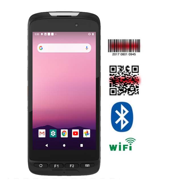 4G WIFI GPS NFC 1D 2D Barcode Scanner Android Handheld POS PDA for Industrial HT50C
