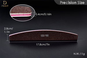 Dũa móng 100/180 80/80 độ nhám, tùy chỉnh, chuyên nghiệp, chất liệu EVA, có thể giặt, in logo tùy chỉnh - Product Image 3