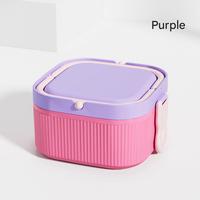 Conteneur alimentaire en plastique PP de qualité alimentaire de 1000 ml, boîte à lunch carrée avec couvercle, compatible micro-ondes, pour la maison, la cuisine, vente en gros