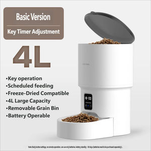 Distributeur automatique intelligent <span class=keywords><strong>pour</strong></span> animaux de compagnie, dosage précis, surveillance à distance, rechargeable, étanche, fini <span class=keywords><strong>les</strong></span> blocages de nourriture <span class=keywords><strong>pour</strong></span> chats, <span class=keywords><strong>bac</strong></span> scellé de 4 L, facile à nettoyer - Product Image 2