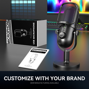 For ZTD39 RGB Type-<b>C</b> <b>USB</b> Condenser Gaming Microphone-Desktop Use Noise Cancelling 2025 Trending New Arrival - Product Image 4