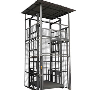 Mini-élévateur hydraulique électrique <span class=keywords><strong>pas</strong></span> <span class=keywords><strong>cher</strong></span> avec rail de guidage, montage mural, portable, parfait pour une utilisation à domicile sur deux étages - Product Image 2