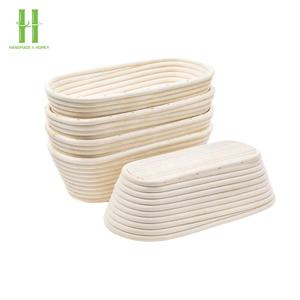 Cesta de prueba de pan hecha a mano con precio directo de fábrica más vendida con cubierta de algodón, tamaños personalizados, MOQ bajo de HNH Craft - Product Image 4